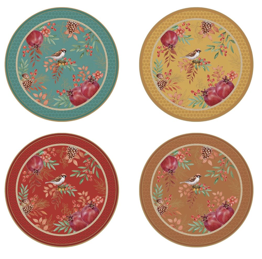 Assiettes de réception - Assiette plate automne - AUTUMN SYMPHONY - EASY LIFE