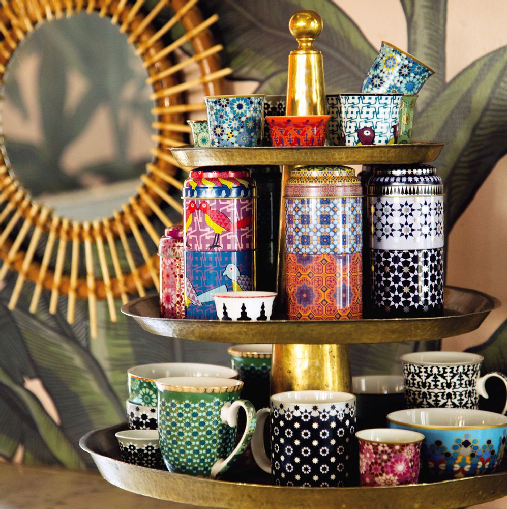 Cadeaux - Boite et tasse en métal - IMAGES D'ORIENT