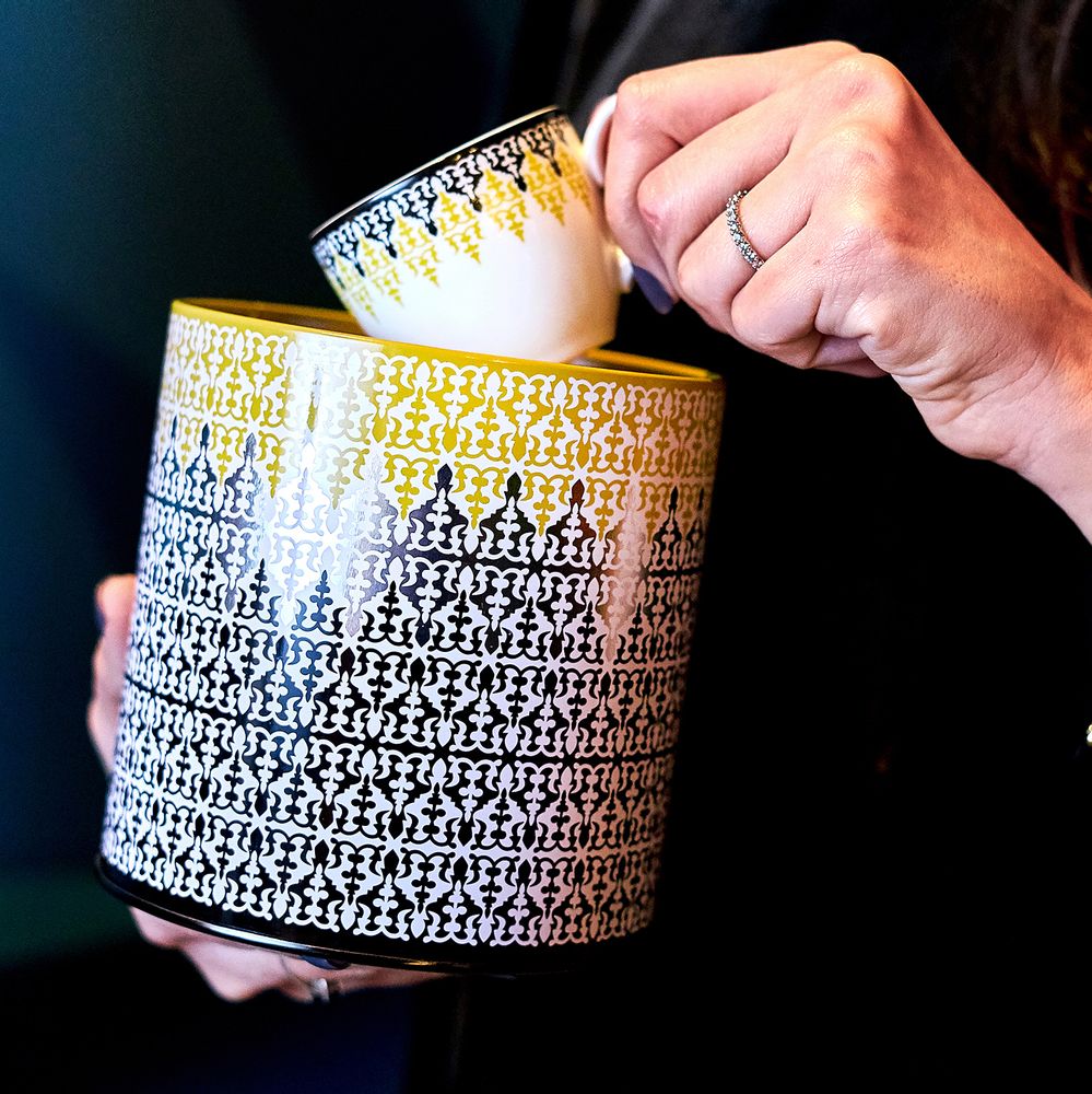 Cadeaux - Boite et tasse en métal - IMAGES D'ORIENT
