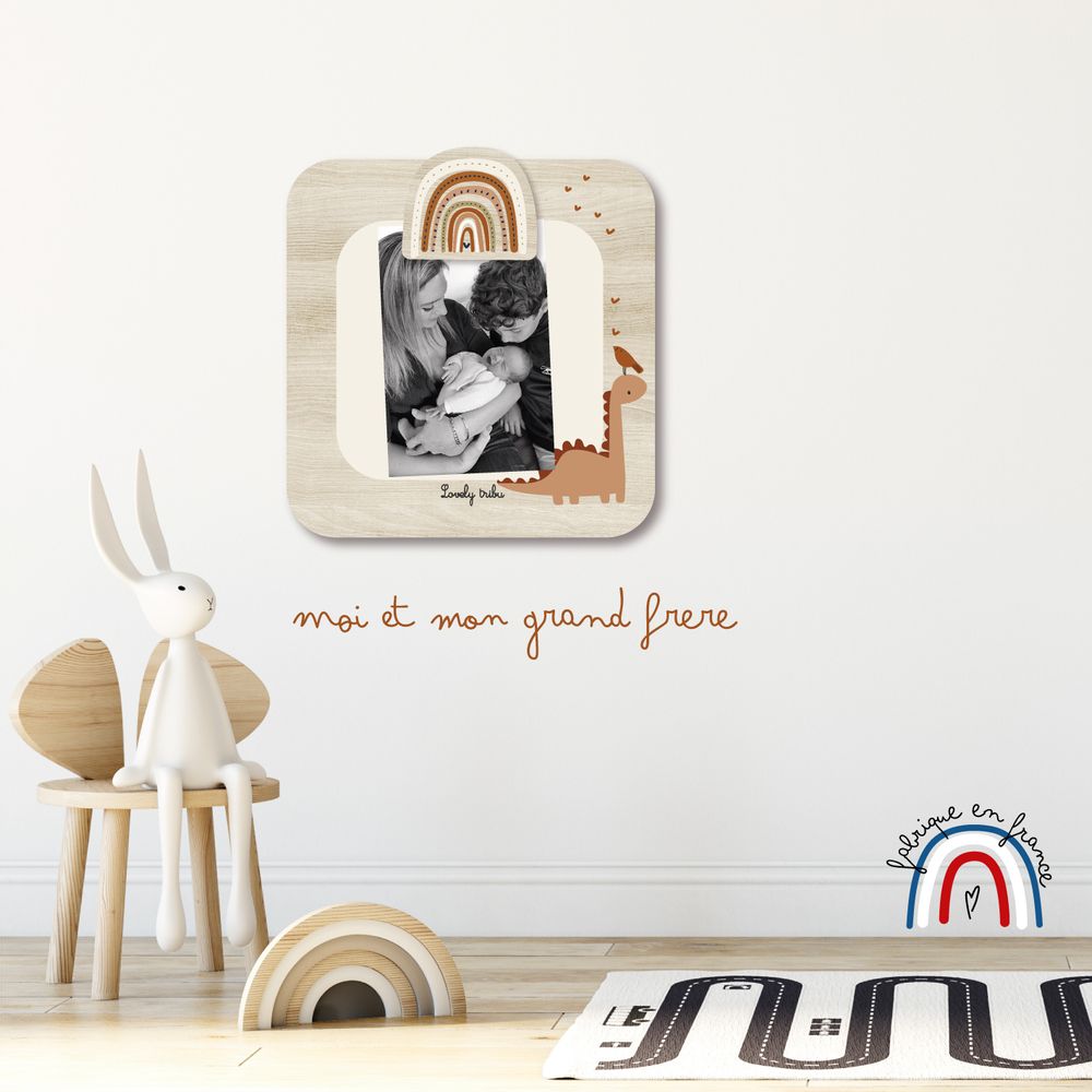 Other wall decoration - PINK WOODEN TOISE - LOVELY TRIBU DECORATION