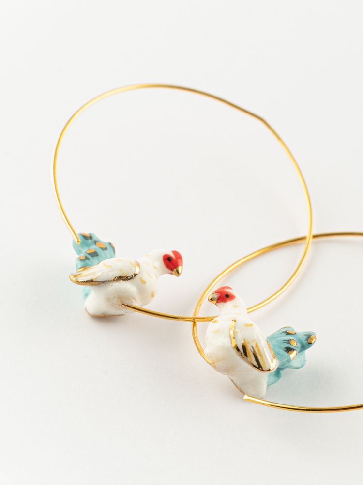 Jewelry - Harvest Time Hen Earrings - NACH