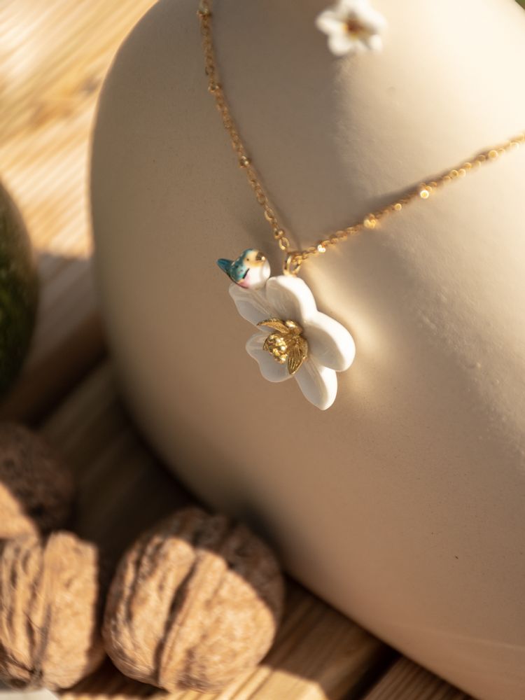 Jewelry - Harvest Time Flower Necklace - NACH