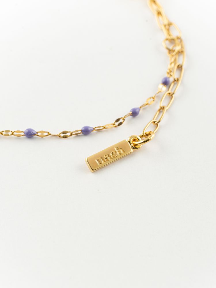 Bijoux - "Figs & Flowers" Bracelet fleur pensée - NACH