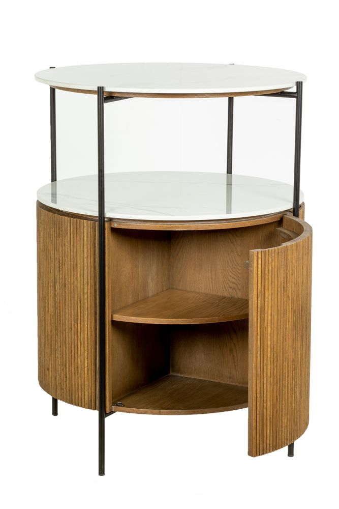 Console table - CHAIN ROUND CONSOLE - BRUCS