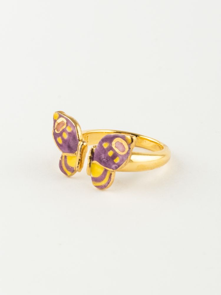 Jewelry - “Figs & Flowers” Butterfly FaceToFace Ring - NACH