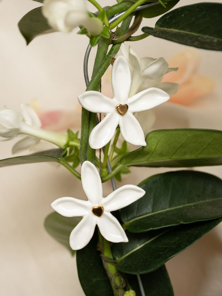 Jewelry - Jasmin Flower Stud Earrings - NACH