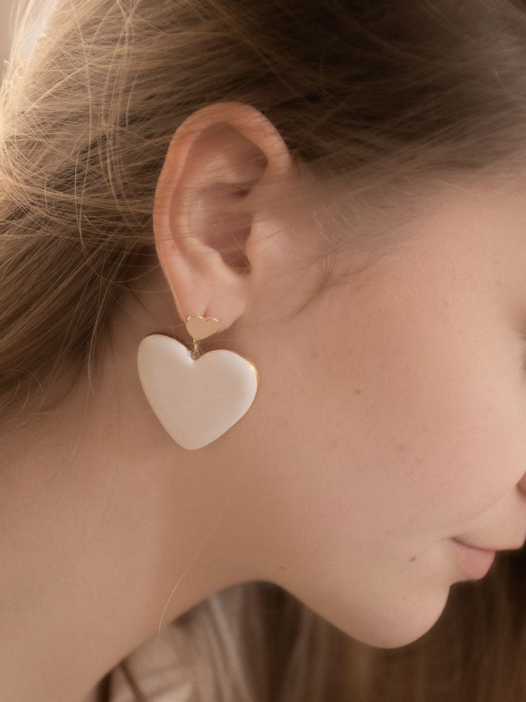 Bijoux - Boucles d'oreilles Big Heart de la Saint-Valentin - NACH