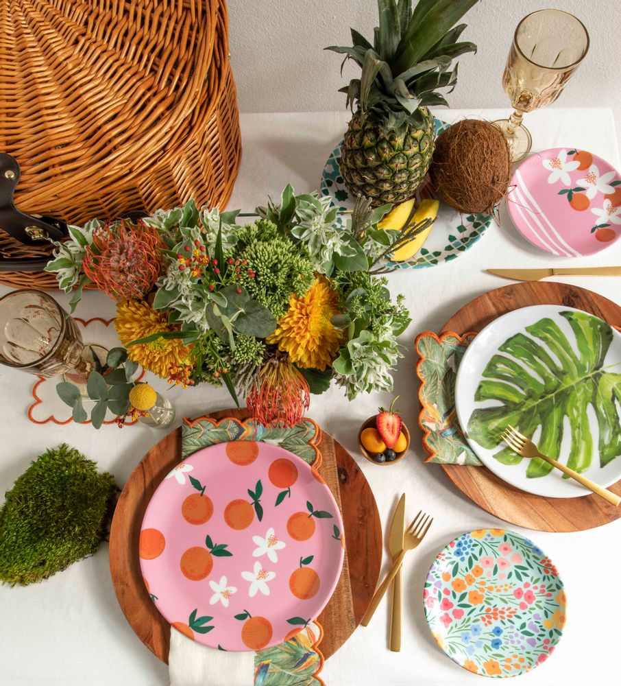 Everyday plates - Exotic Collection Dinner Plate Set (Set of 4) - FERN&CO.