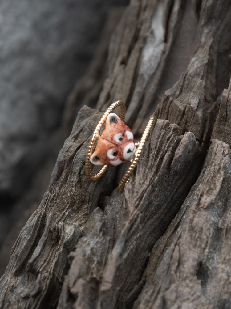 Jewelry - Red Panda Bubble Ring - NACH