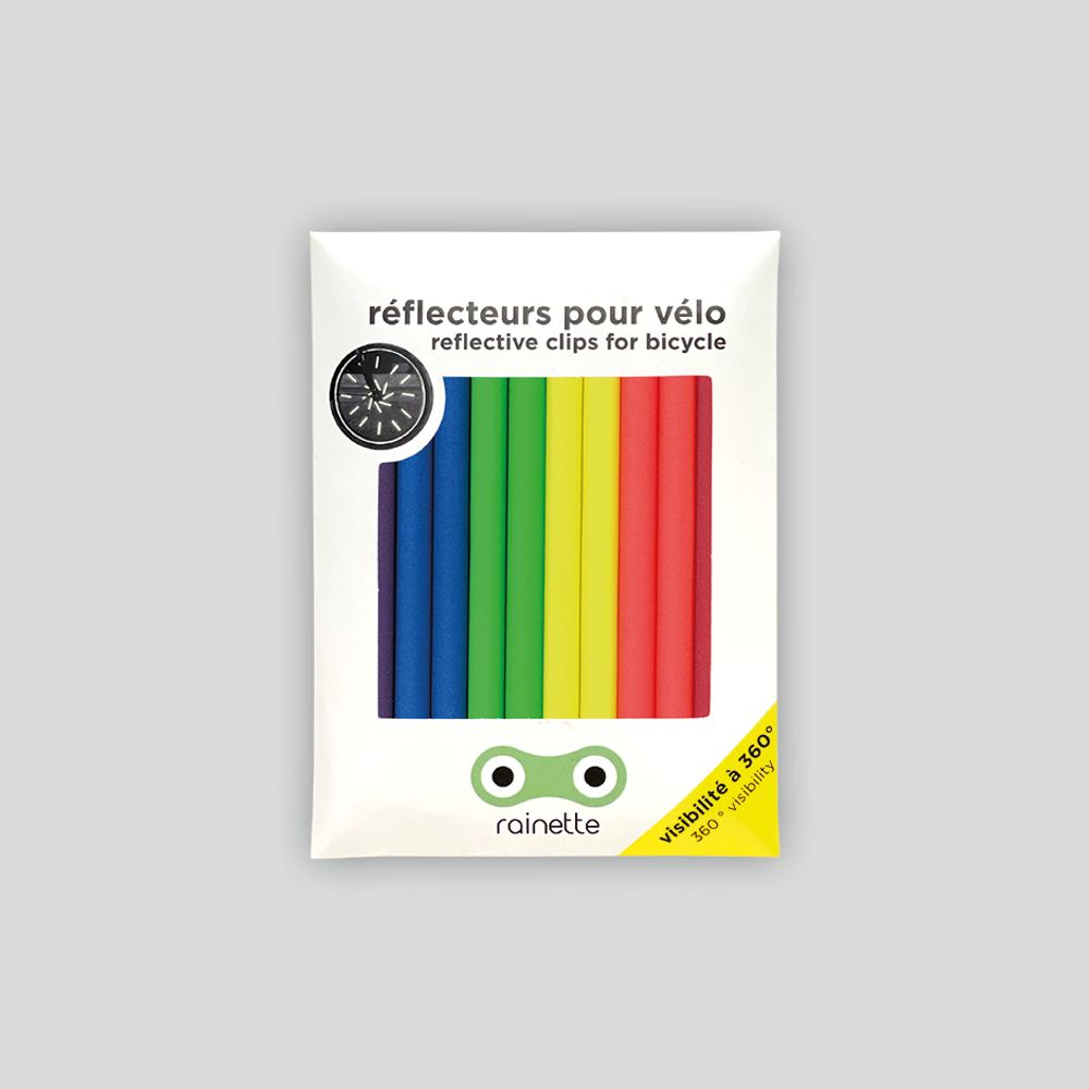 Objets design - Réflecteurs pour rayons de vélo - RAINETTE
