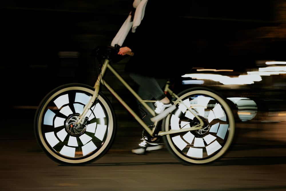 Objets design - Réflecteurs pour rayons de vélo - RAINETTE