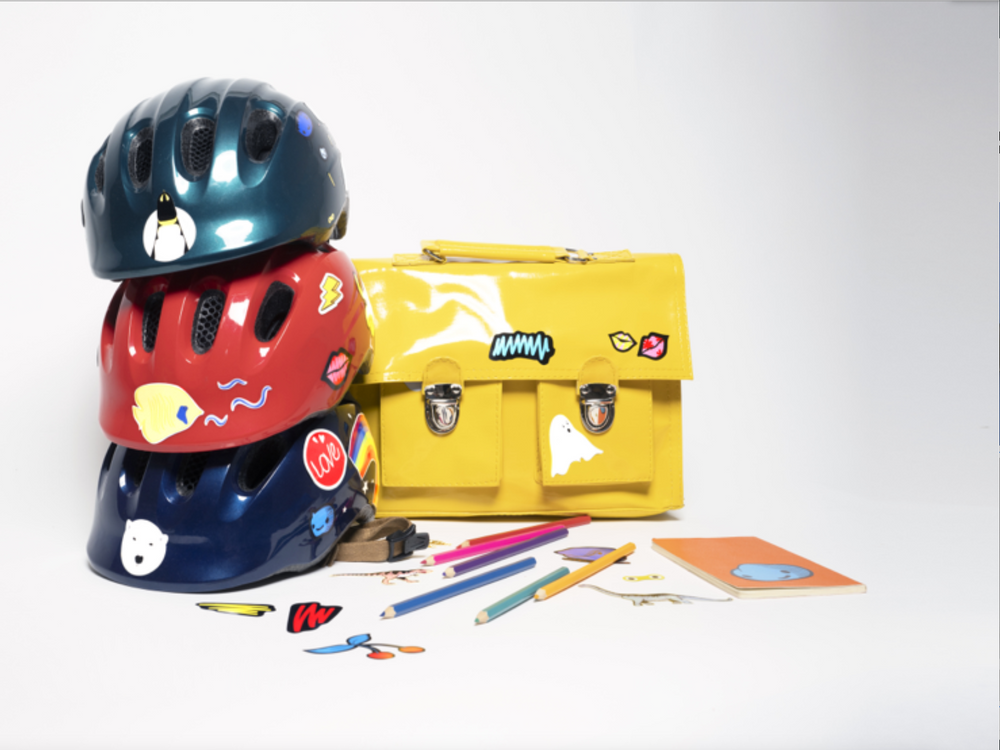 Accessoires enfants - Stickers réfléchissants - Grandes planches - RAINETTE