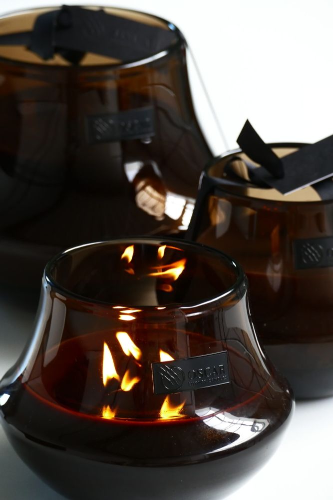 Objets de décoration - Bougie Marron Ufo - OSCAR LUXURY CANDLES