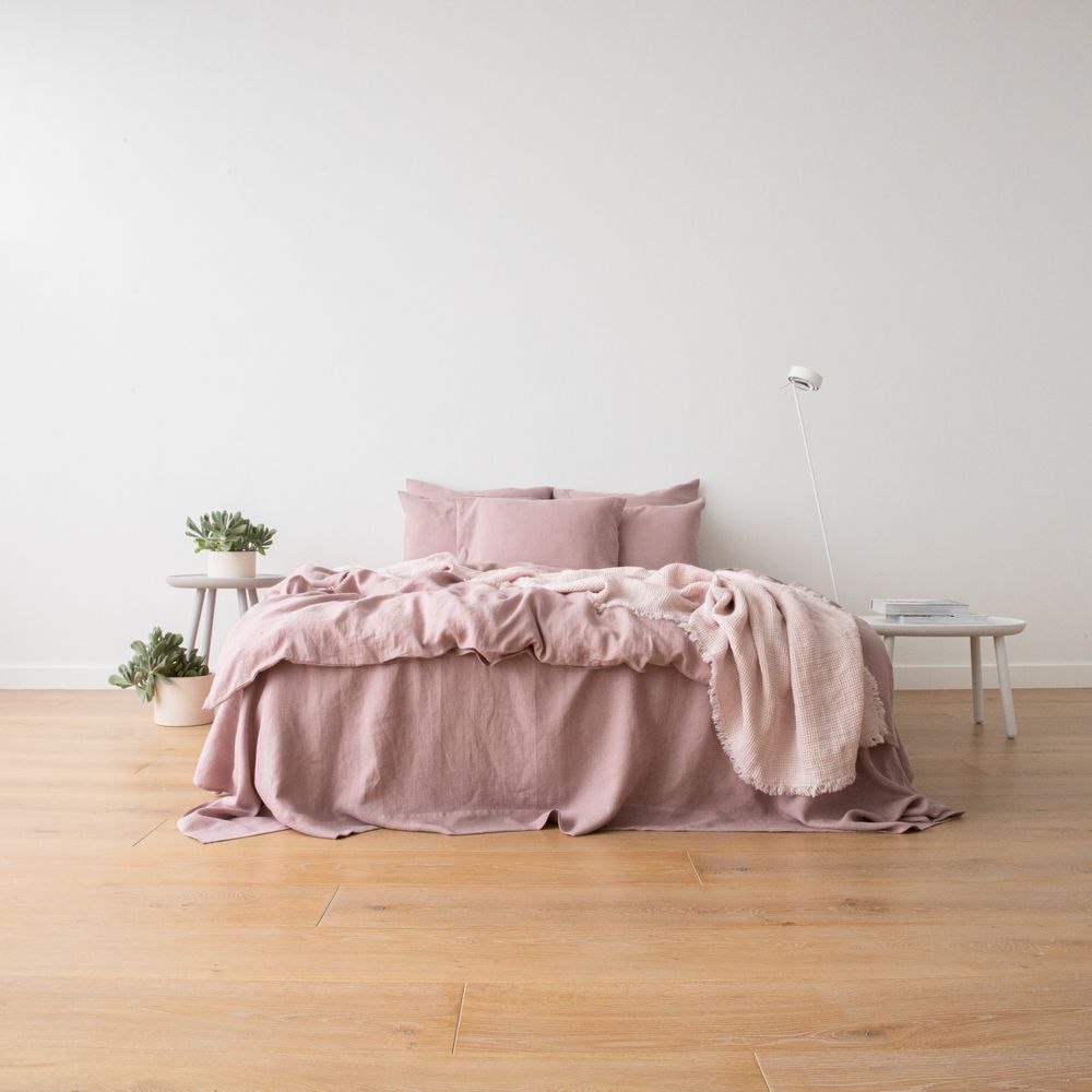 Bed linens - Stone Washed Bed Linen, European Flax Certified linen, Hand Made - LINENME