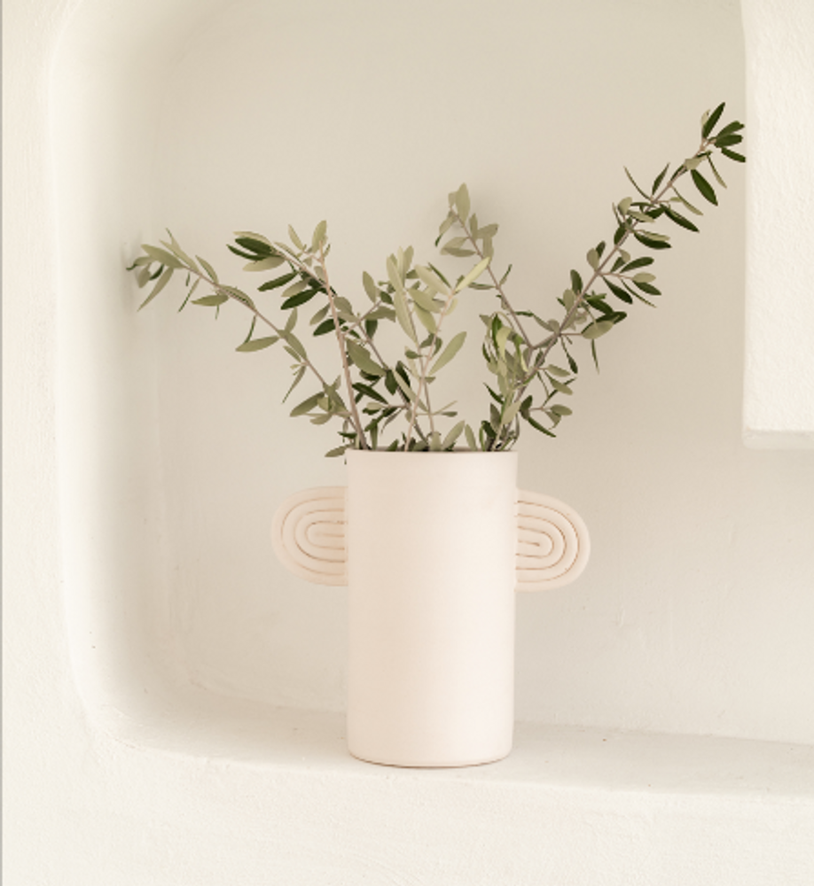 Vases - Vase avec anses en céramique Ambre - OUSTAO