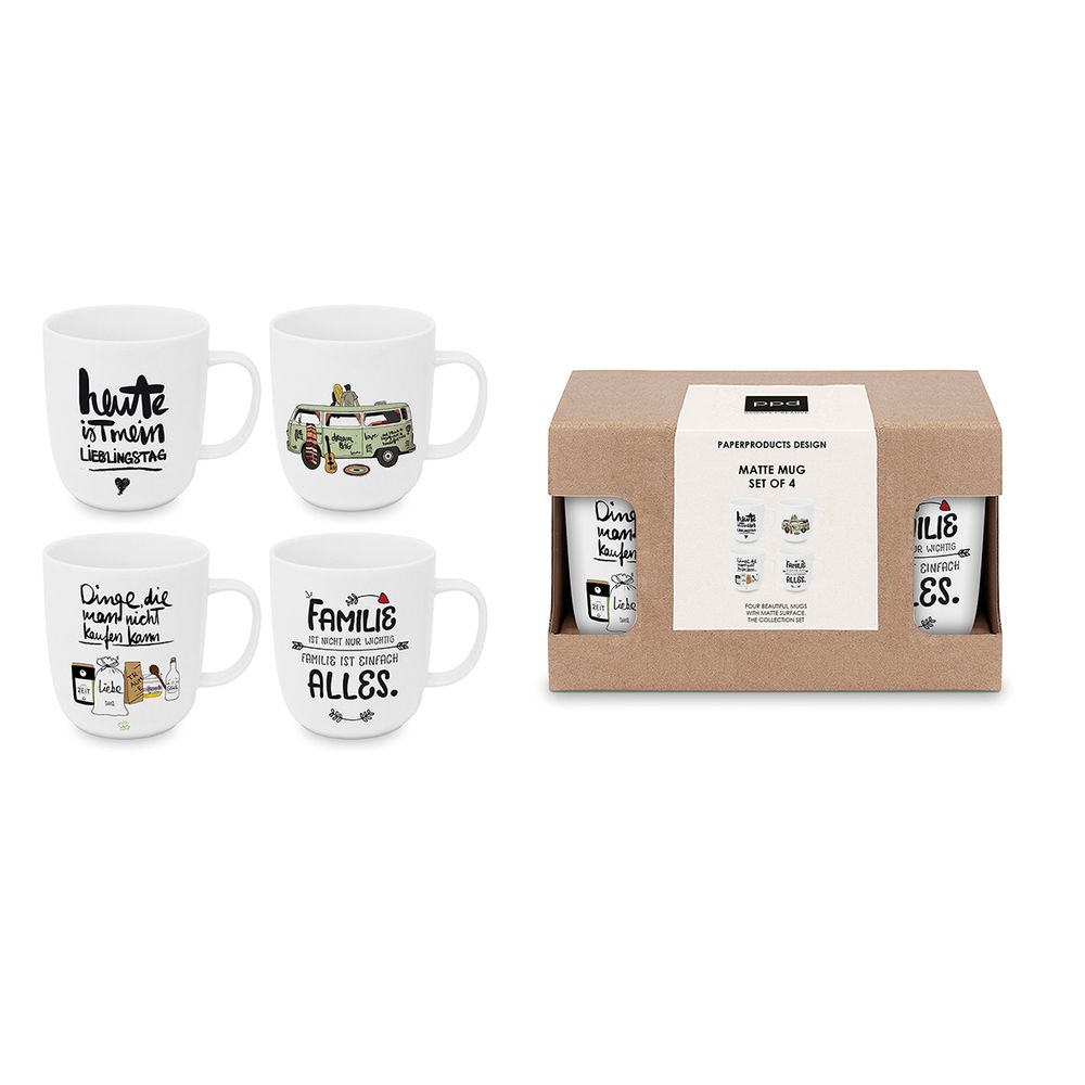 Tasses et mugs - Matte Mug Set of 4 - PPD PAPERPRODUCTS DESIGN GMBH