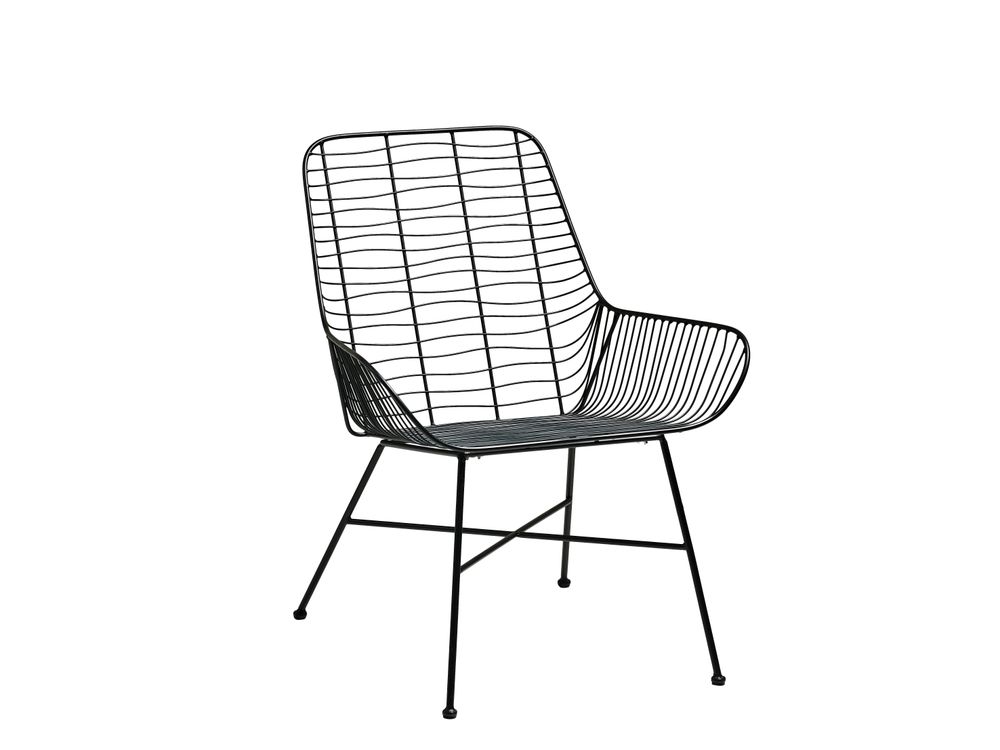 Chaises - Chaise Svale 67x63x77 cm Noir Fer - VILLA COLLECTION DENMARK
