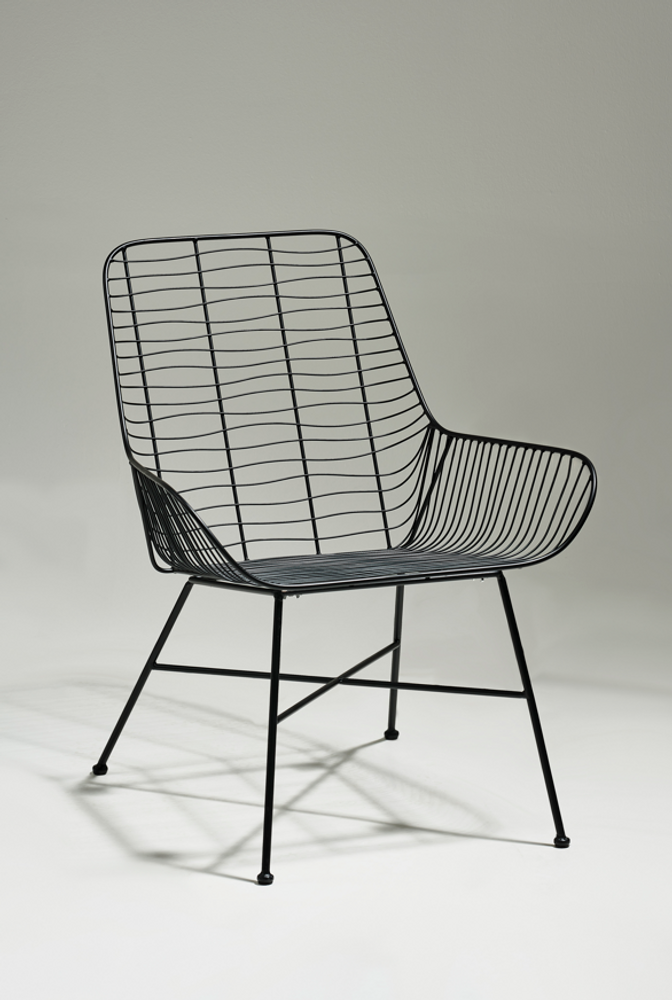 Chaises - Chaise Svale 67x63x77 cm Noir Fer - VILLA COLLECTION DENMARK