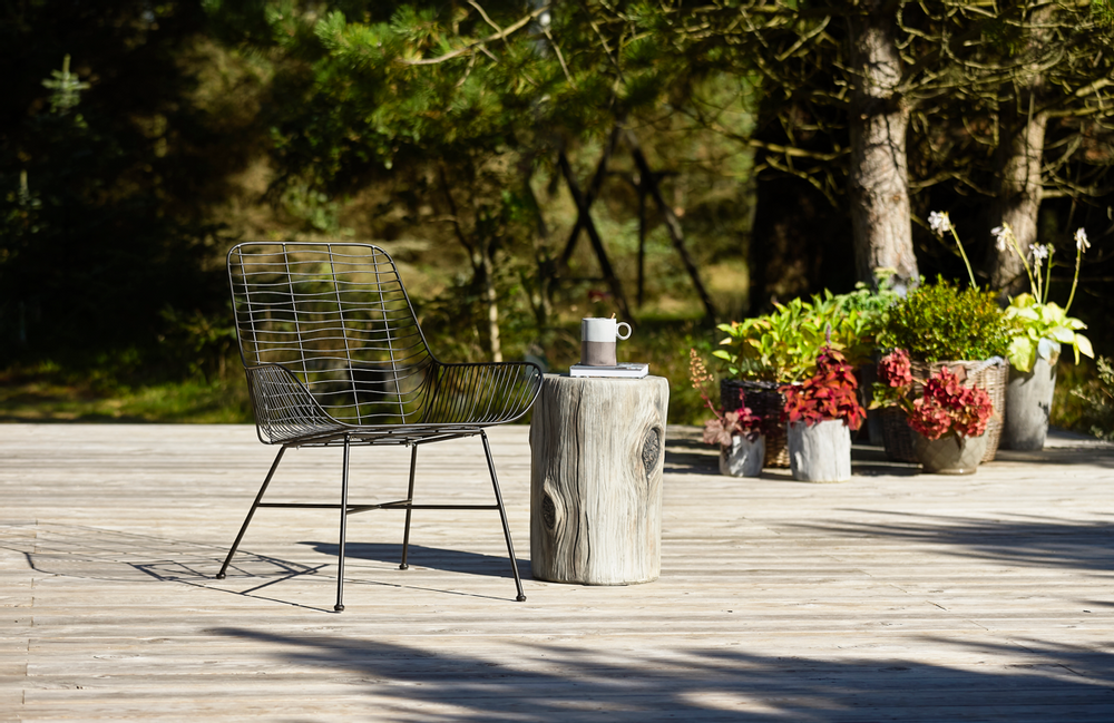 Chaises - Chaise Svale 67x63x77 cm Noir Fer - VILLA COLLECTION DENMARK