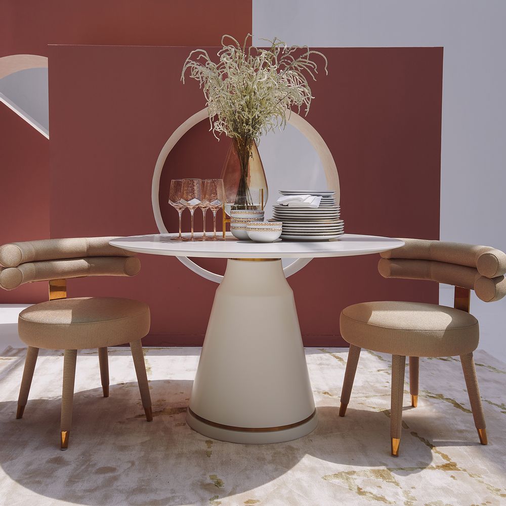 Dining Tables - Qudra Dining Table - AURA LIVING