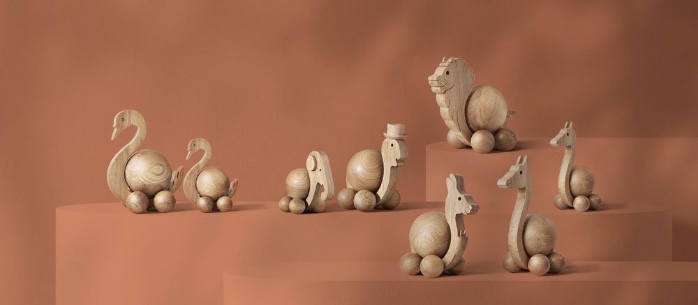 Objets déco enfant - Objet de décoration chambre d'enfant Spinning Turtle - Small - CHICURA COPENHAGEN