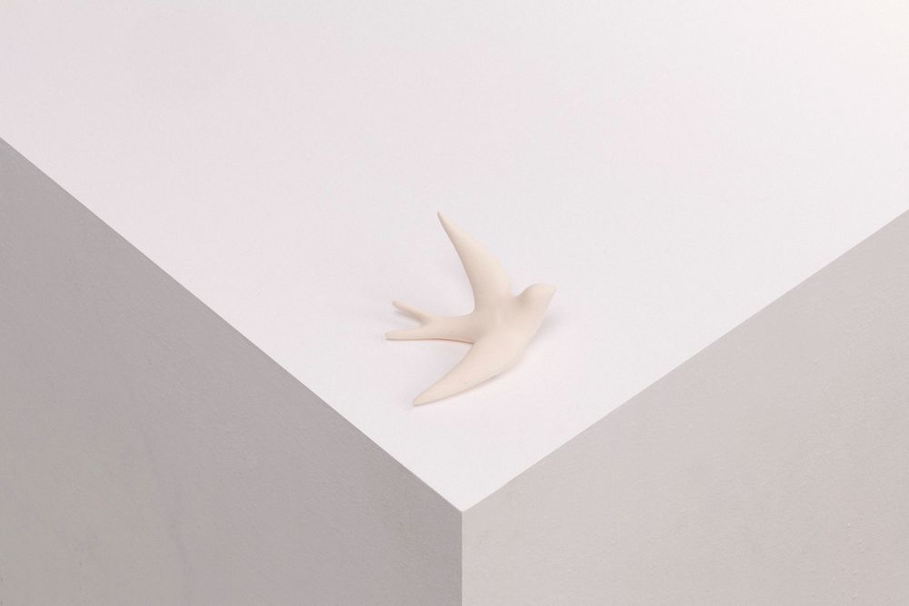 Objets de décoration - VOLAGE, hirondelle céramique - MONOCHROMIC CERAMIC