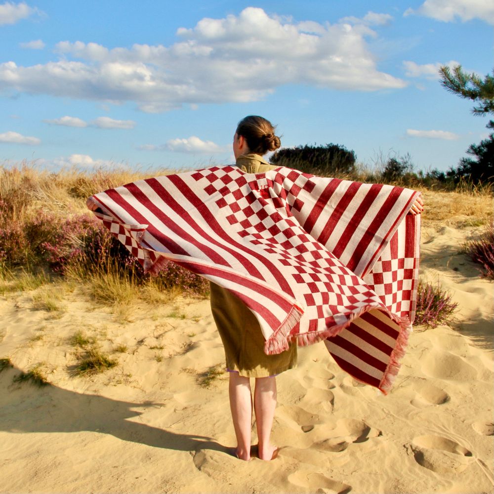 Prêt-à-porter - PONCHO PANO DE LUCA BORDO - SCHOOLOFLIFEPROJECTS