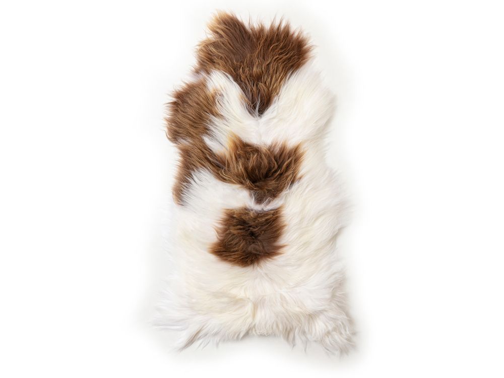 Objets de décoration - Peau de mouton des îles Féroé Villi 120 x 80 cm Marron/Blanc - VILLA COLLECTION DENMARK