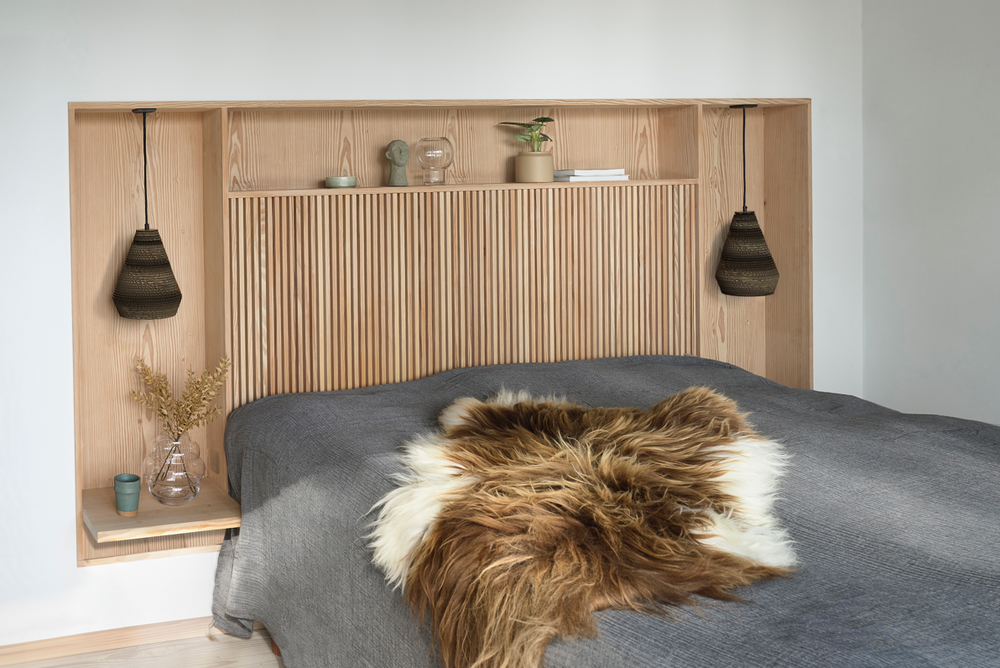 Objets de décoration - Peau de mouton des îles Féroé Villi 120 x 80 cm Marron/Blanc - VILLA COLLECTION DENMARK