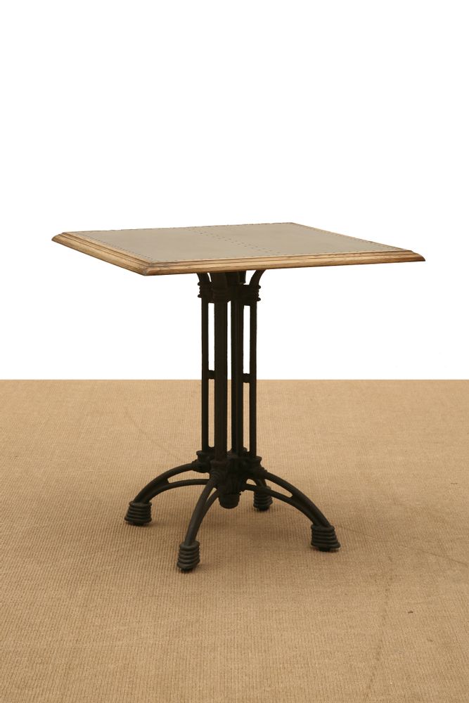 Tables Salle à Manger - Tableau en chêne et métal galvanisé. - BRUCS