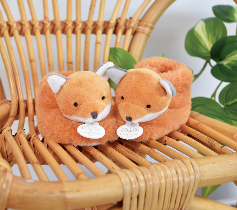 Soft toy - UNICEF - Doll with dummy holder - Fox - DOUDOU ET COMPAGNIE