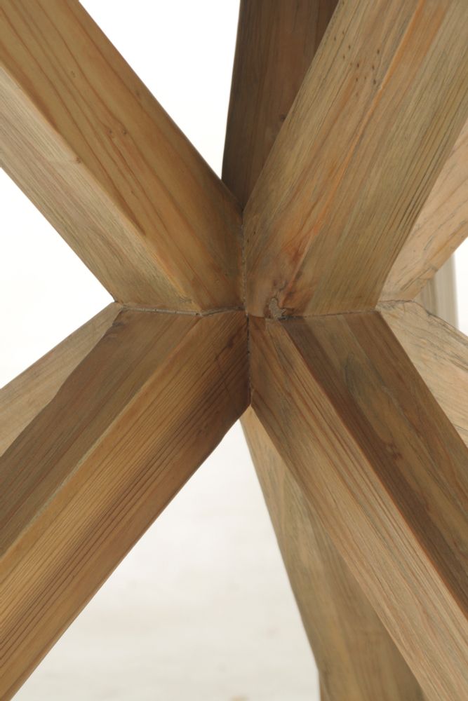 Dining Tables - ELIKA STONE & PINE DINING TABLE - BRUCS