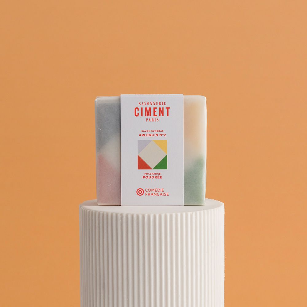 Savons - SAVON ARLEQUIN - POUDRÉ - SAVONNERIE CIMENT