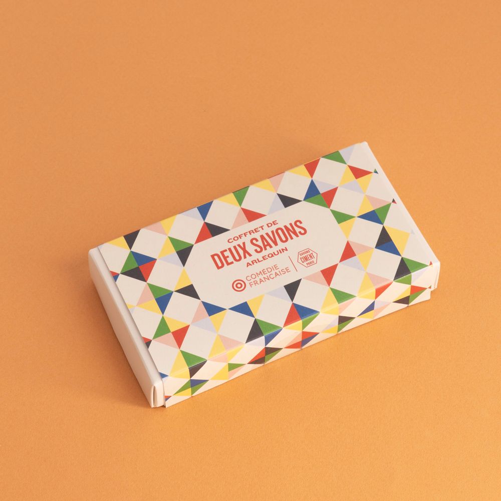 Savons - COFFRET 2 SAVONS ARLEQUIN - SAVONNERIE CIMENT