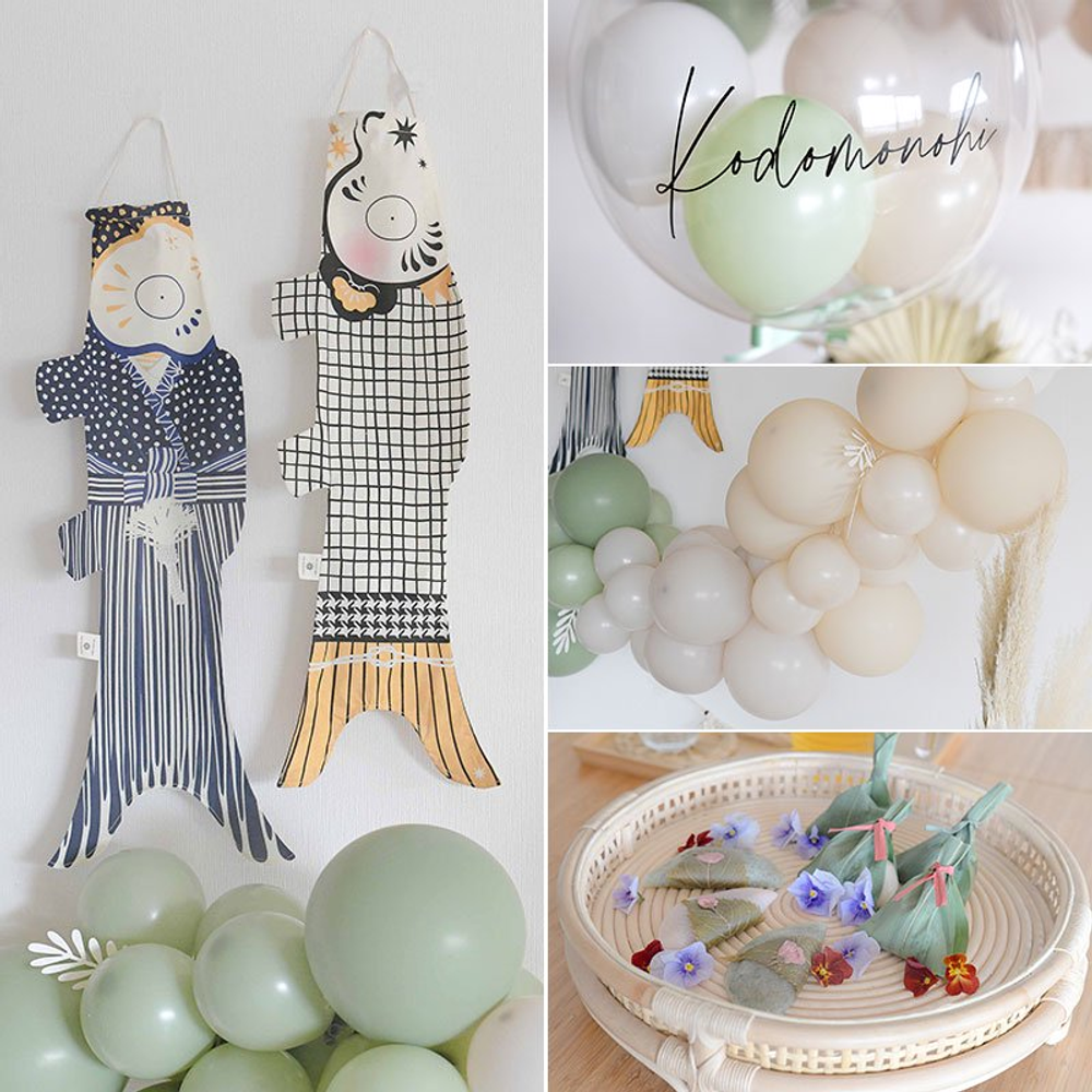 Accessoires de déco extérieure - Koinobori Black&White (KJAP001/S) - MADAME MO