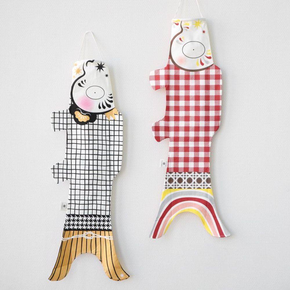 Accessoires de déco extérieure - Koinobori Black&White (KJAP001/S) - MADAME MO