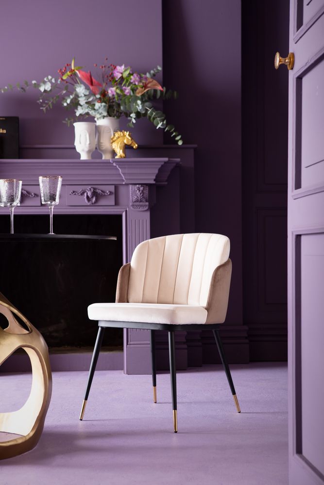 Chairs - Chair Hojas Beige - KARE DESIGN