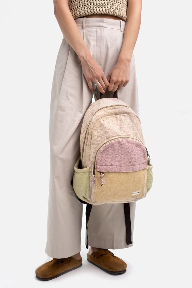 Sacs et cabas - Sac à dos Annapurna Lilac & Pistacchio - HEMPER
