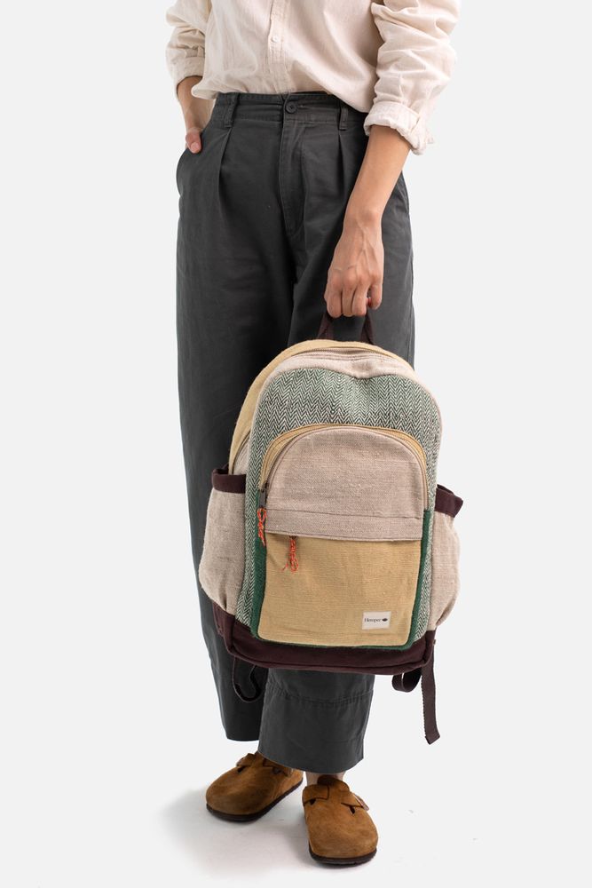Sacs et cabas - Sac à dos Annapurna Lilac & Pistacchio - HEMPER