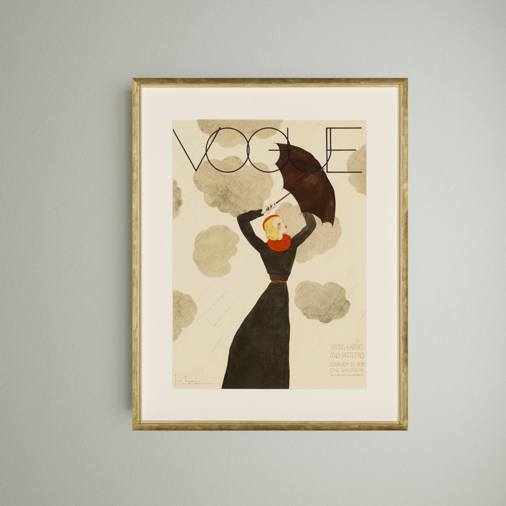 Cadres - Décoration murale. Vogue, 1933 - ABLO BLOMMAERT