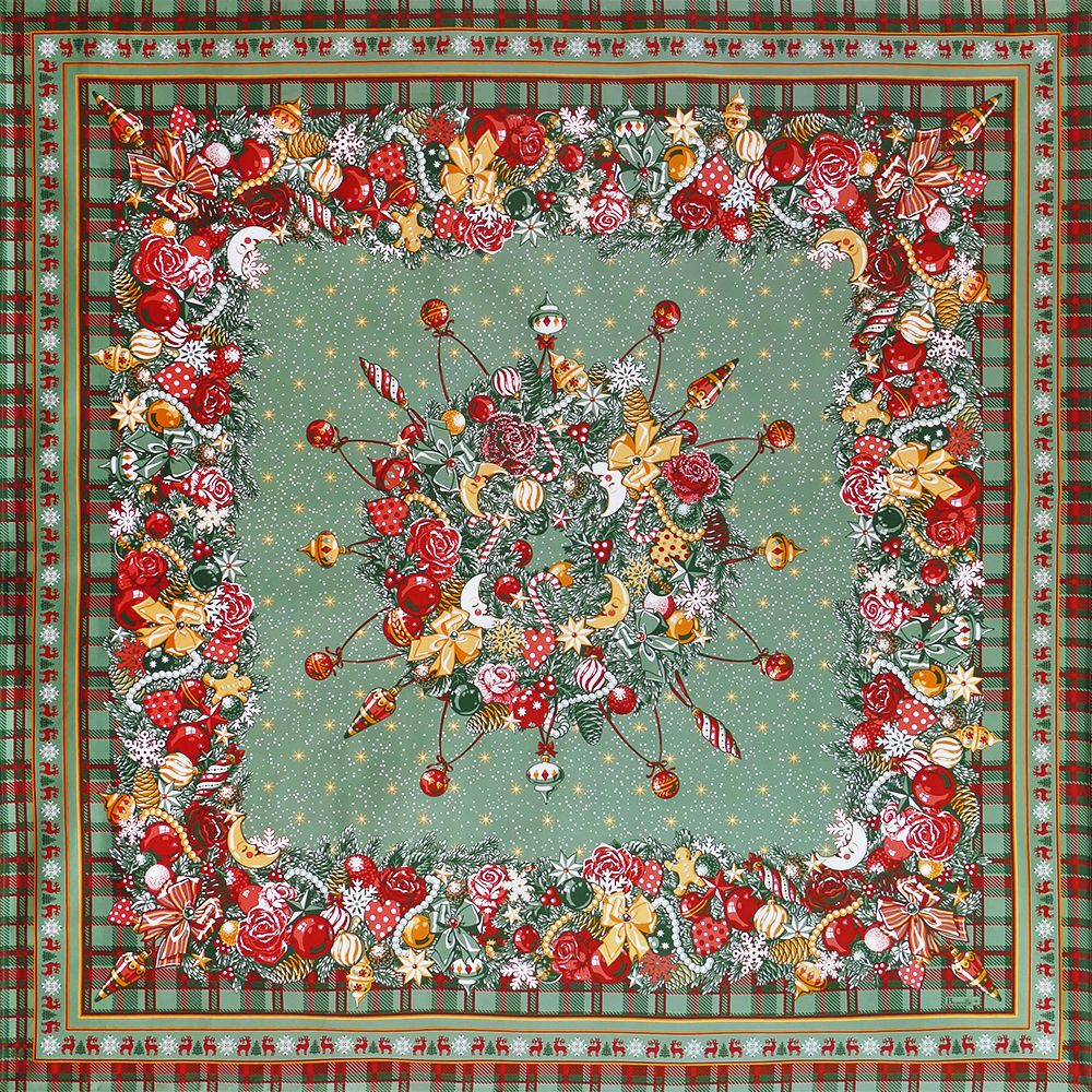 Linge de table textile - Nappe Trésors de Noël - BEAUVILLÉ