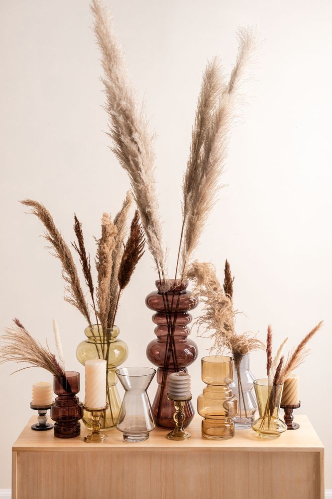 Vases - Horloge de table grain de bois pur - PRESENT TIME