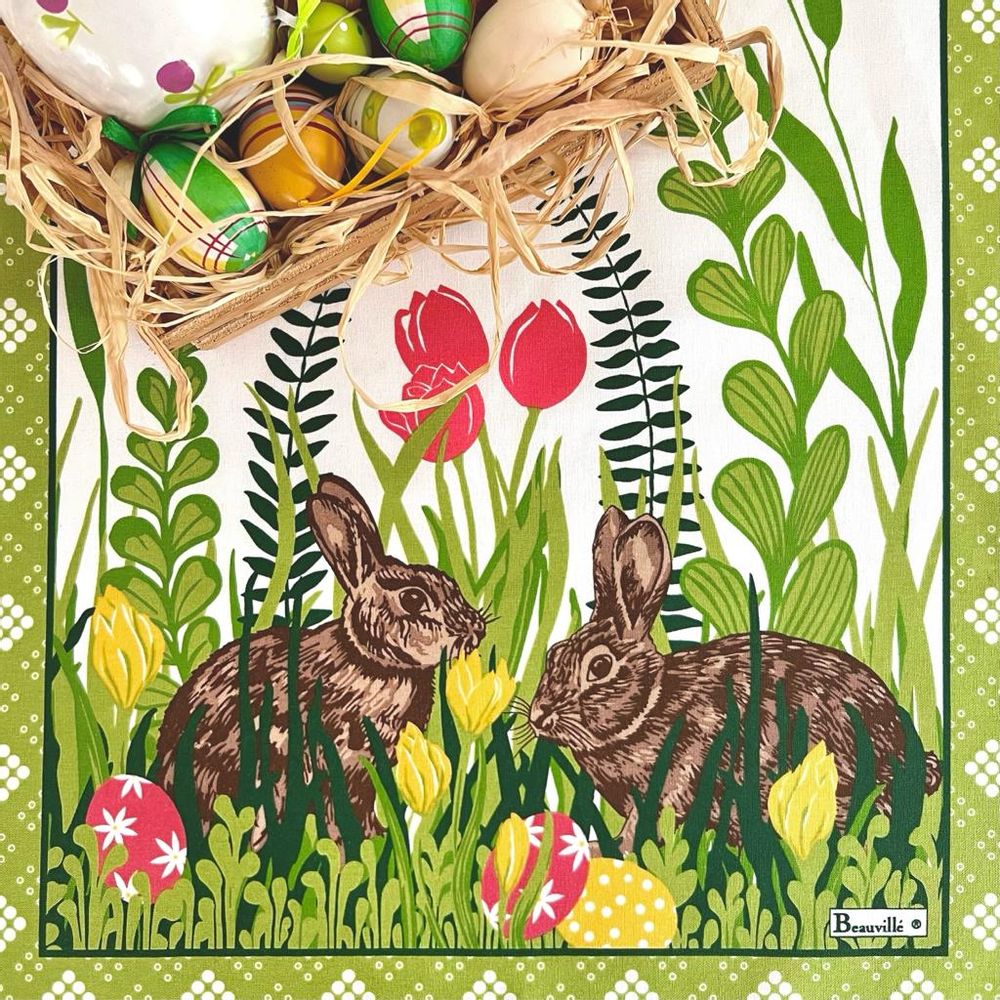 Tea towel - Beaux Jours tea towel - BEAUVILLÉ