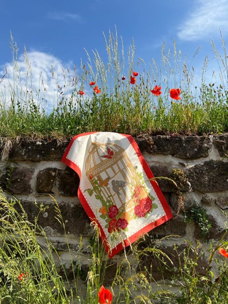 Kitchen linens - Les Tropiques tea towel - BEAUVILLÉ