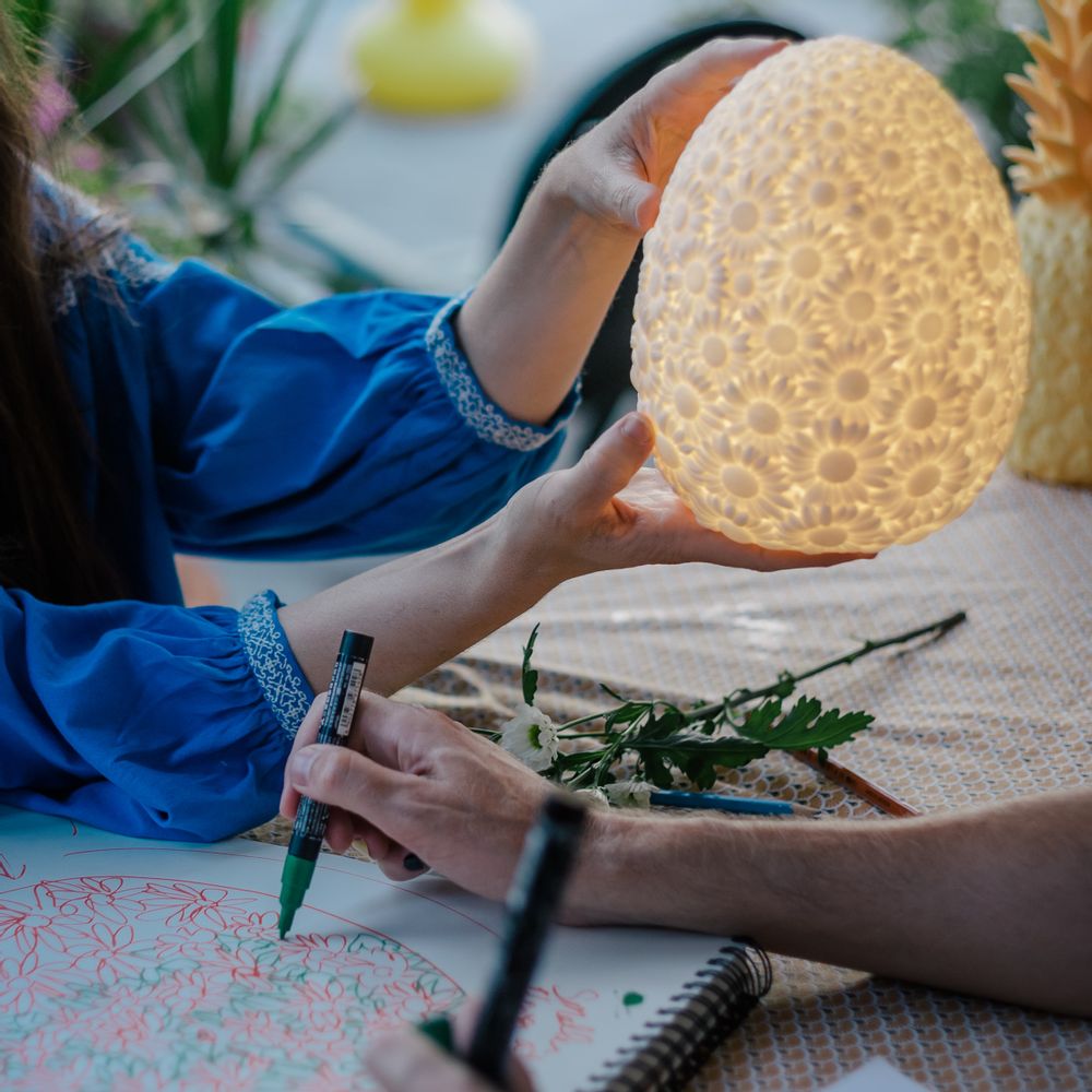 Outdoor decorative accessories - THE DAISY LAMP - Made in Spain - GOODNIGHT LIGHT