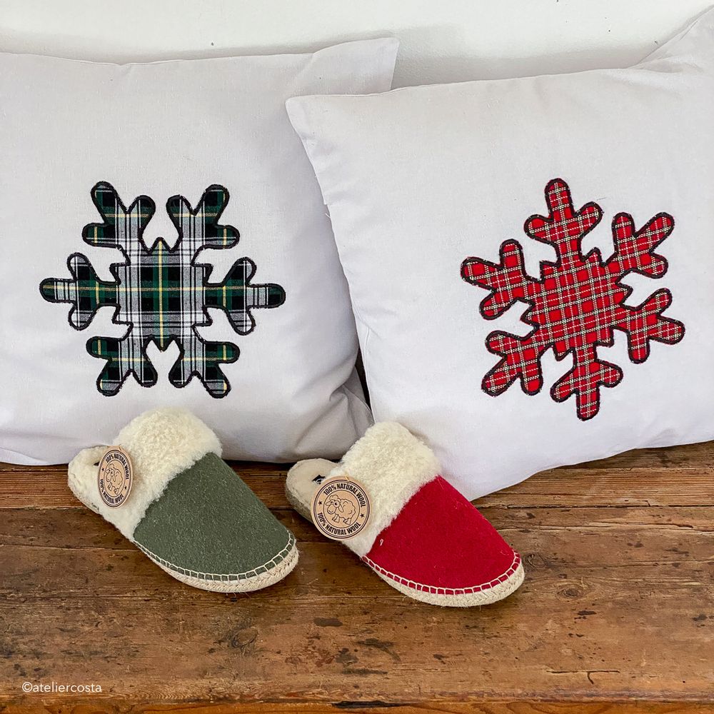 Coussins textile - Les coussins de Noël "Christmas star" - ATELIER COSTÀ