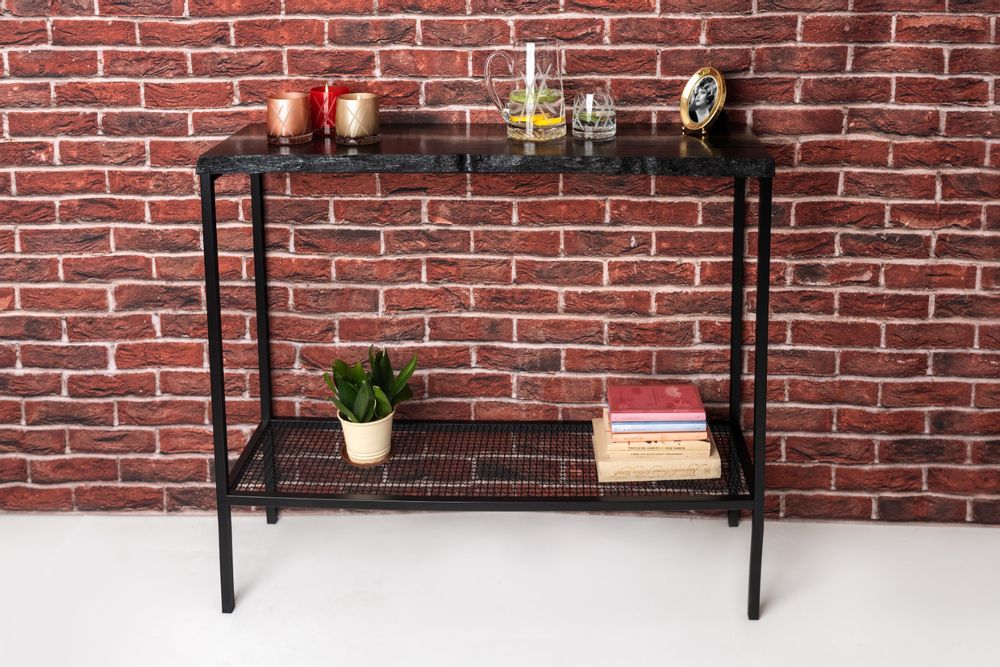 Console table - Console - antique oak - GLASS4CANDLES