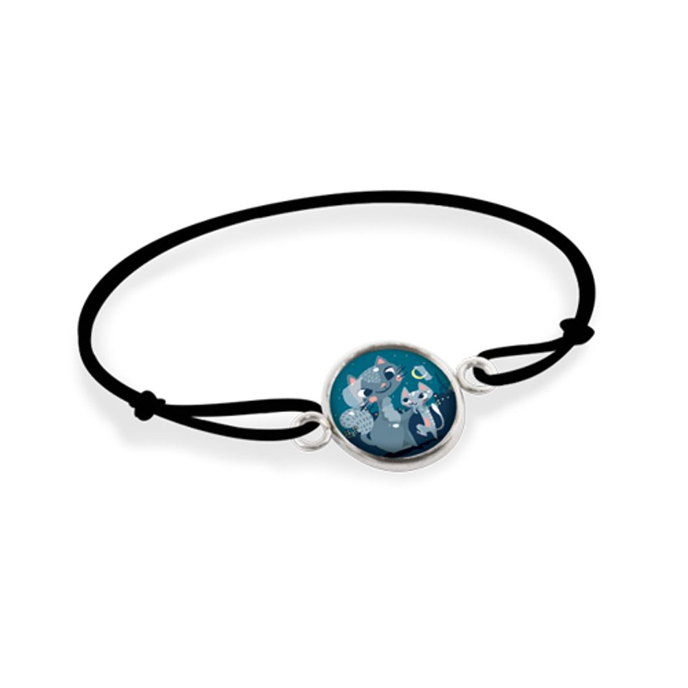 Jewelry - Bangle Les Minis Famille Chats - LES MINIS D'EMILIE