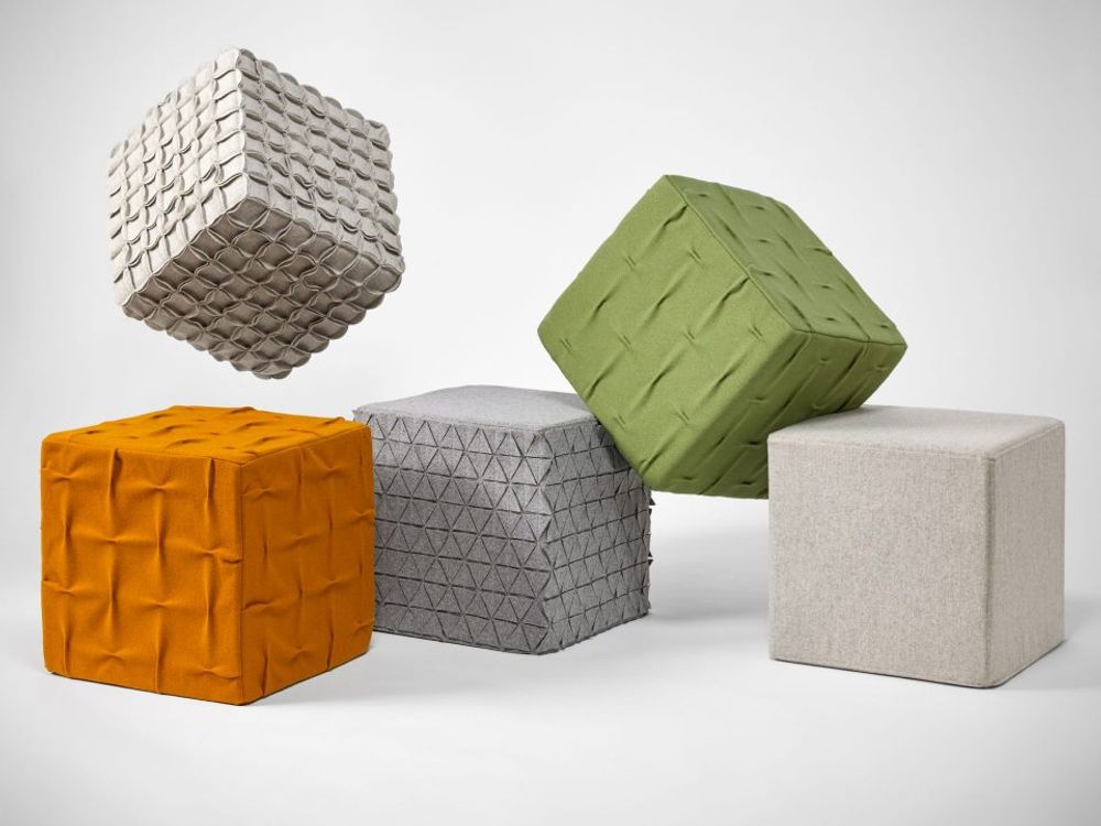 Tabourets - Cube AZULEJO - BUREL FACTORY