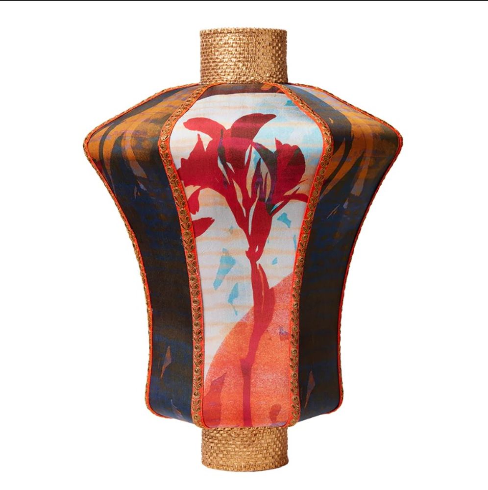Design objects - Skardu Medium Oasis silk lamp - TRACES OF ME